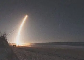 commercial rocket launch