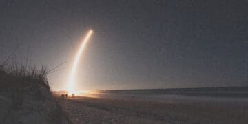 commercial rocket launch