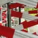 red tape on street