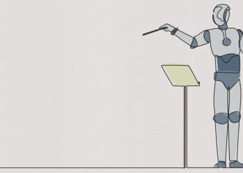 robot conducting music