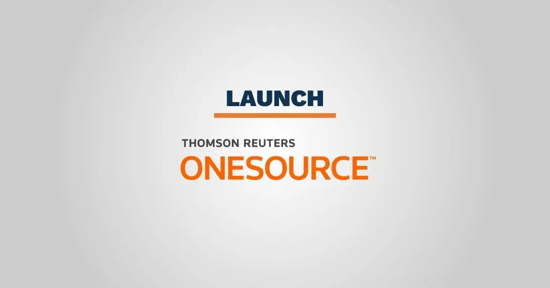 Thomson Reuters OneSource Launch