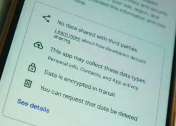 consumer data disclosure on smartphone