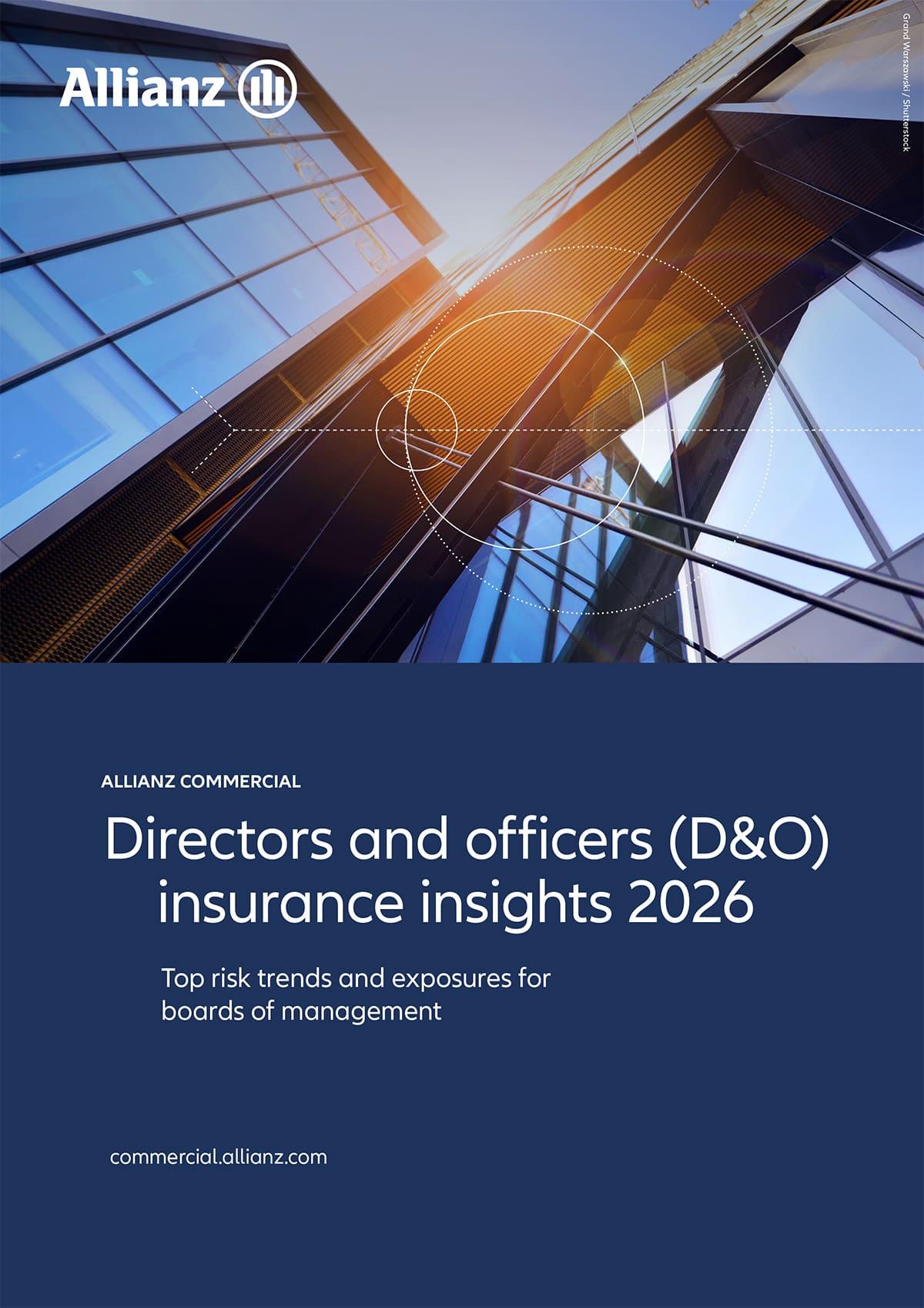 Directors and Officers Insurance Insights 2026 | Corporate Compliance ...