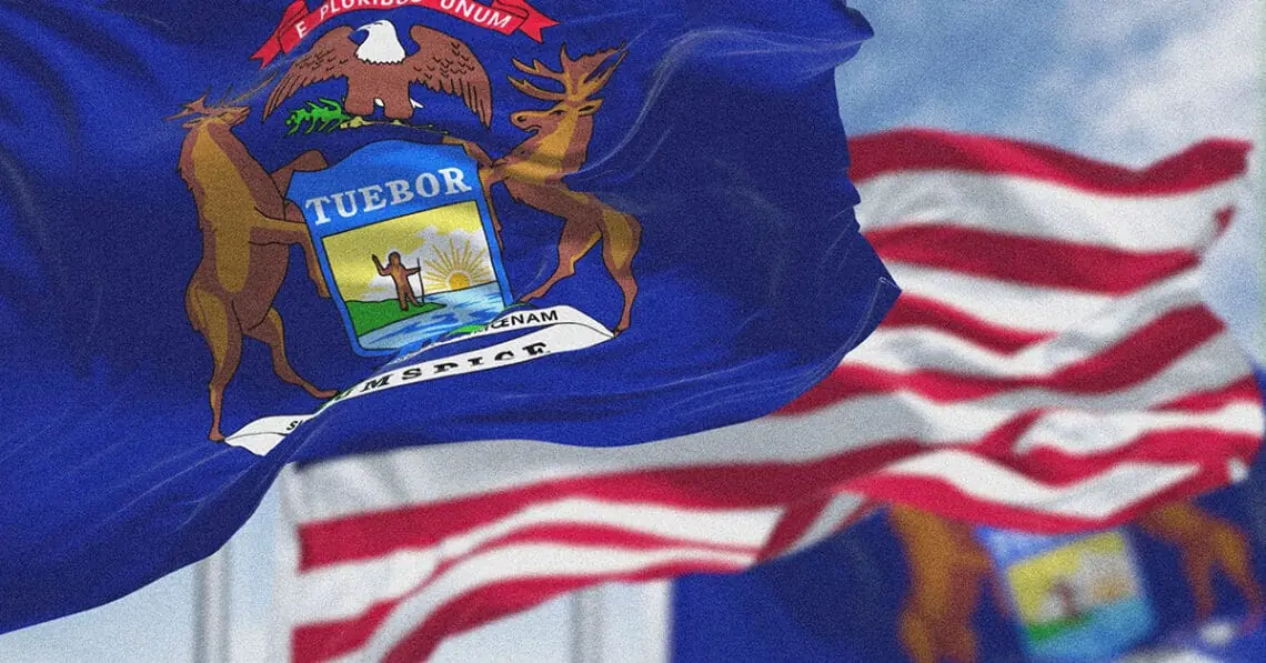 michigan state flag