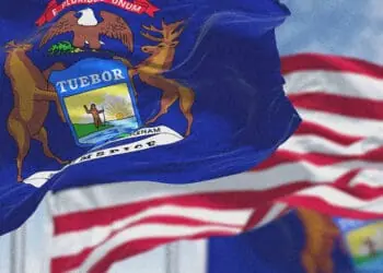 michigan state flag