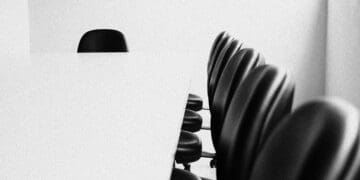 empty boardroom chairs