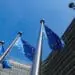 eu flags lined up