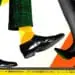 illustration of people's feet while they dance
