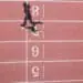 runner lagging behind leader