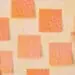 woman setting intentions on post it notes