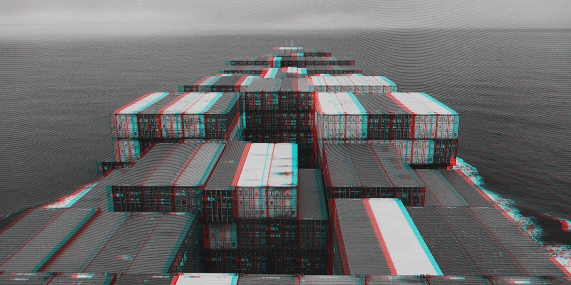 cargo ship heading into uncertain waters