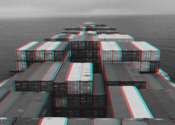 cargo ship heading into uncertain waters