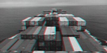 cargo ship heading into uncertain waters