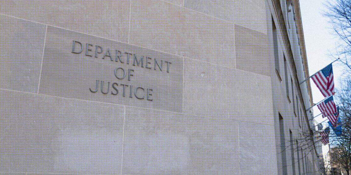 doj building sign