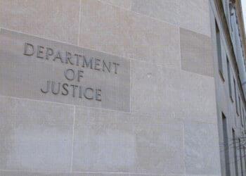 doj building sign