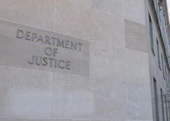 doj building sign