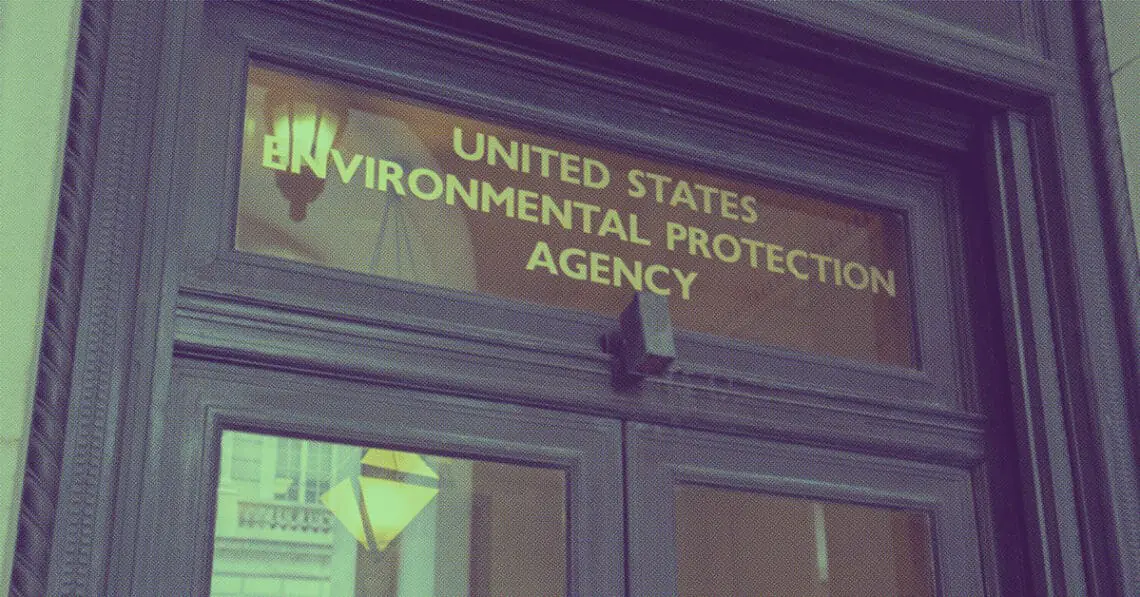 epa sign on building