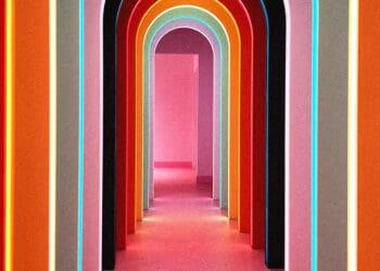 series of doors down hallway