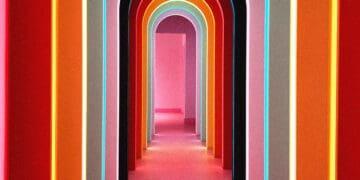 series of doors down hallway