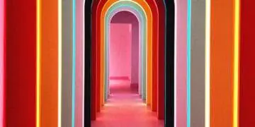 series of doors down hallway