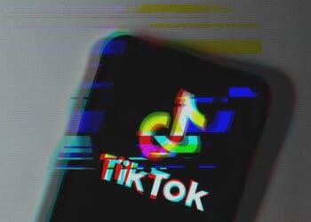 tiktok on phone screen