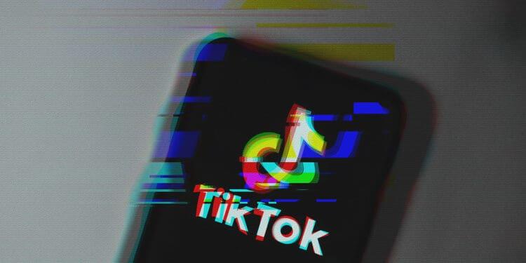 tiktok on phone screen