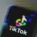 tiktok on phone screen