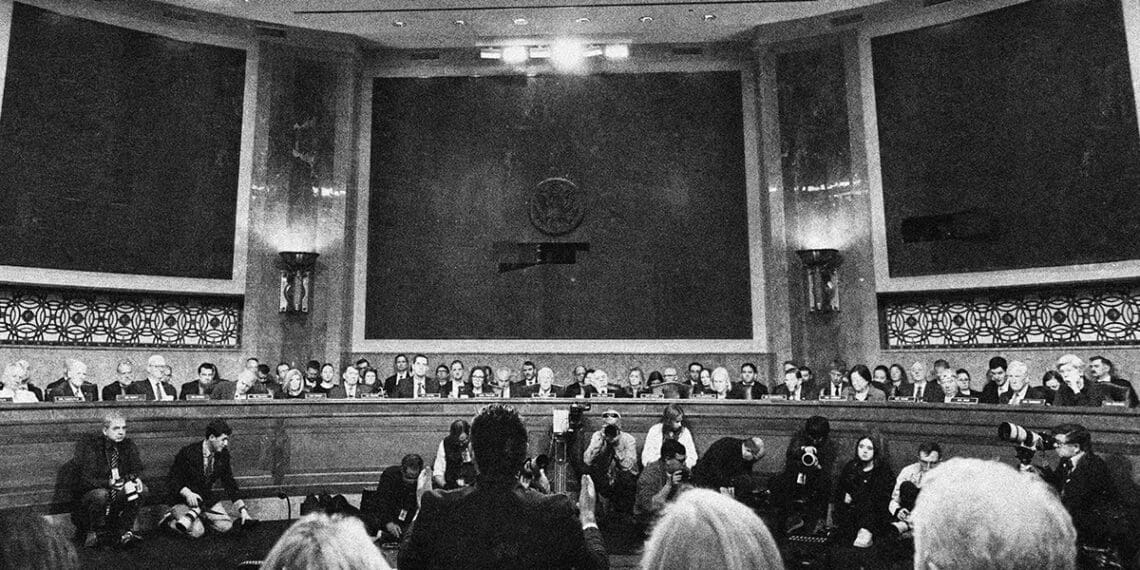 us senate testimony from behind witness