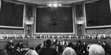 us senate testimony from behind witness