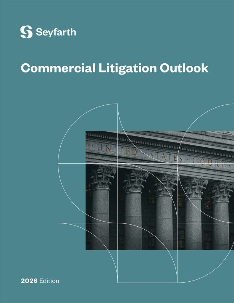 Seyfarth Shaw 2026 Commercial-Litigation-Outlook-c