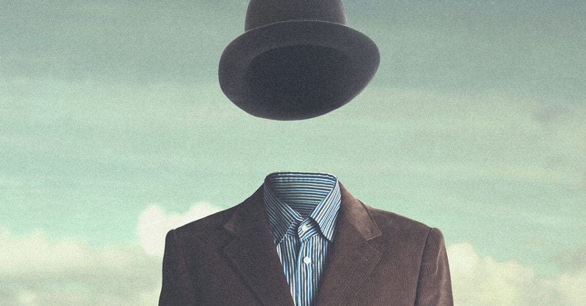 anonymous faceless man