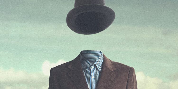 anonymous faceless man