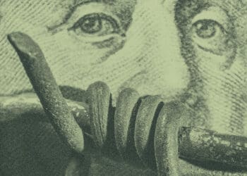 barbed wire hundred dollar bill sanctions concept