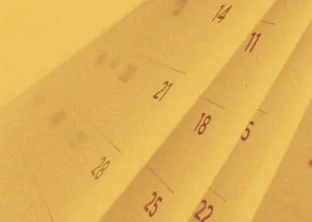 calendar pages flipping