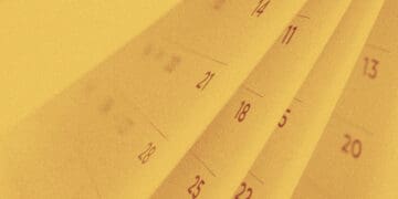 calendar pages flipping