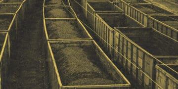 coal ready for transport