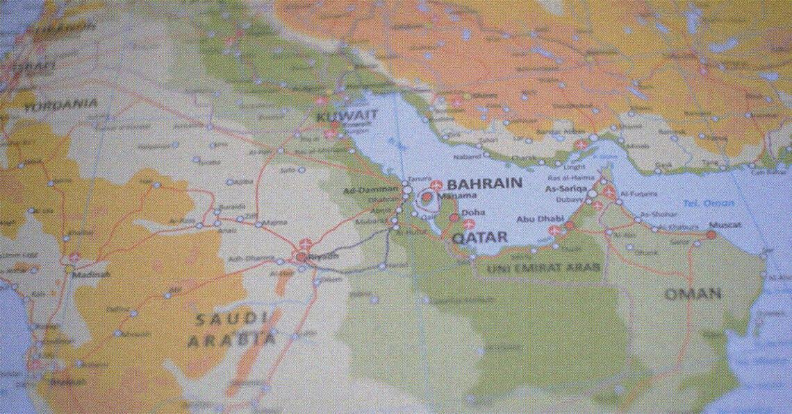 gulf coast countries map