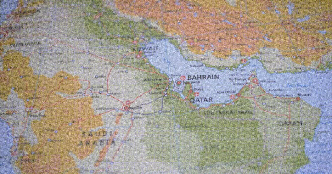 gulf coast countries map