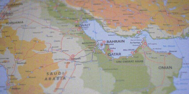 gulf coast countries map