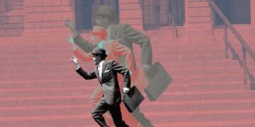 incredible shrinking business man