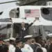 Richard Nixon Giving "V" Sign After Resignation