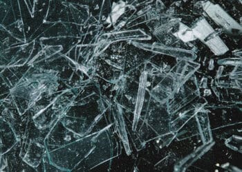 shattered glass fragility