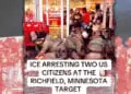 target ice arrests collage parent
