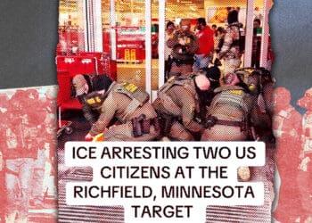 target ice arrests collage parent