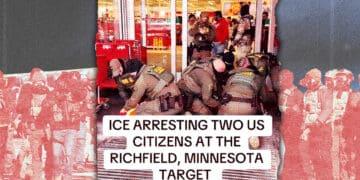 target ice arrests collage parent