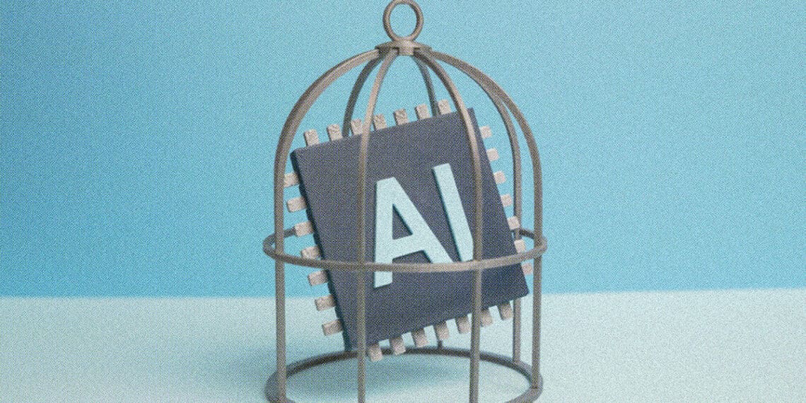 a chip in birdcage