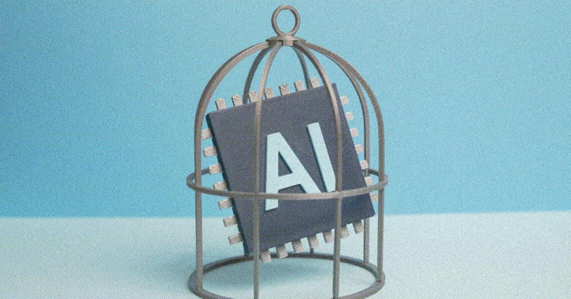 a chip in birdcage