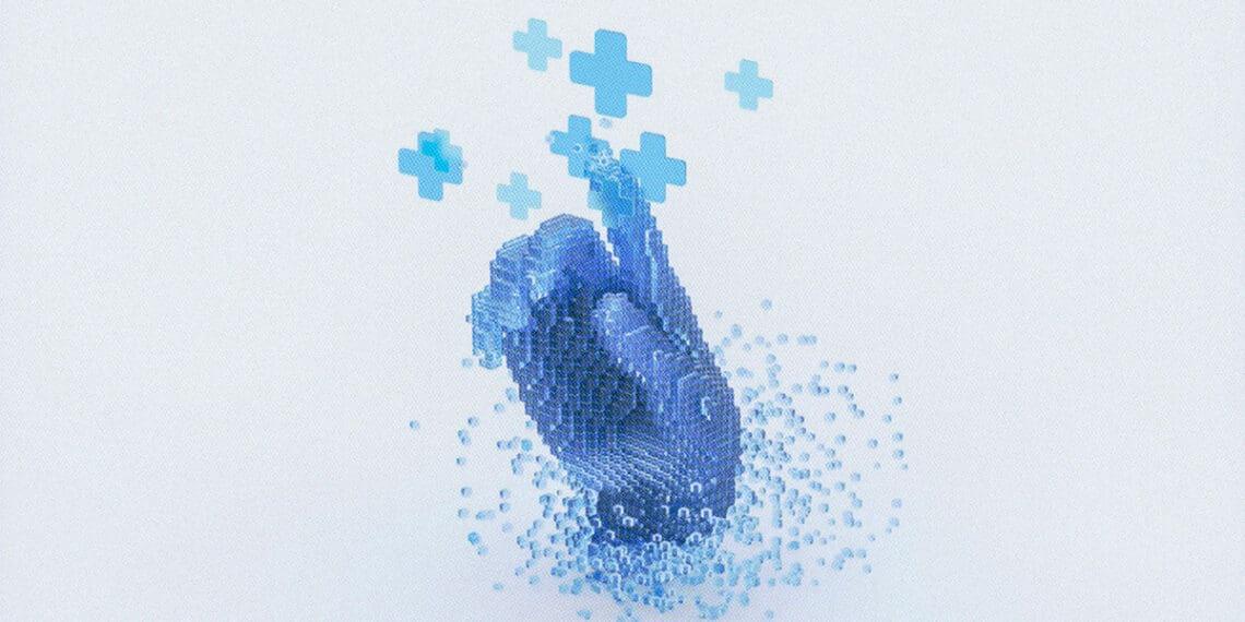 ai insurance concept robot hand