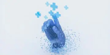 ai insurance concept robot hand