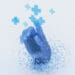 ai insurance concept robot hand